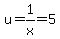 u=1%2Fx=5