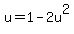 u=1-2u%5E2