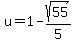 u=1-sqrt%2855%29%2F5