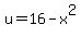 u=16-x%5E2