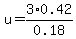 u=3%2A0.42%2F0.18