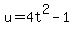 u=4t%5E2-1