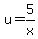 u=5%2Fx