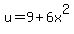 u=9%2B6x%5E2