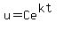 u=Ce%5E%28kt%29