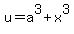 u=a%5E3%2Bx%5E3