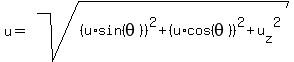u=sqrt%28%28u%2Asin%28theta%29%29%5E2%2B%28u%2Acos%28theta%29%29%5E2%2Bu%5Bz%5D%5E2%29