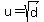 u=sqrt%28d%29
