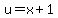u=x%2B1
