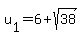 u%5B1%5D=6%2Bsqrt%2838%29