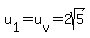 u%5B1%5D=u%5Bv%5D=2sqrt%285%29
