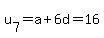 u%5B7%5D=a%2B6d=16