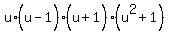 u%5E%22%22%28u%5E%22%22-1%29%28u%5E%22%22%2B1%29%28u%5E2%2B1%29