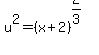 \"u%5E2=%28x%2B2%29%5E%282%2F3%29\"
