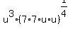 u%5E3%2A%287%2A7%2Au%2Au%29%5E%281%2F4%29