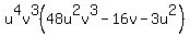 u%5E4v%5E3%2848u%5E2v%5E3-16v-3u%5E2%29