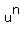 u%5En