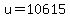 u+=+10615