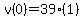 v%280%29=39%281%29