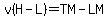 v%28H-L%29=TM-LM