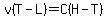v%28T-L%29=C%28H-T%29