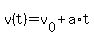 v%28t%29=v%5B0%5D%2Ba%2At