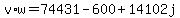 v%2Aw+=+74431+-+600+%2B+14102j