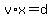 v%2Ax=d