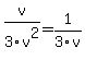 v%2F3v%5E2+=+1%2F3v