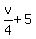 v%2F4%2B5