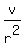 v%2Fr%5E2