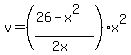 v=%28%2826-x%5E2%29%2F%282x%29%29x%5E2