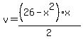 v=%28%2826-x%5E2%29x%29%2F2