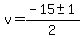 v=%28-15%2B-+1%29%2F2