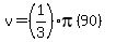 v=%281%2F3%29pi%2890%29
