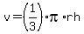 v=%281%2F3%29pi%2Arh