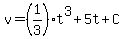 \"v=%281%2F3%29t%5E3%2B5t%2BC\"