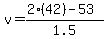v=%282%2842%29-53%29%2F1.5