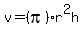 v=%28pi%29r%5E2h