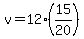 v=12%2A%2815%2F20%29