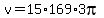 v=15%2A169%2A3pi