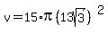 v=15%2Api%2813sqrt%283%29%29%5E2