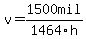 v=1500mil%2F1464h