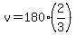 v=180%282%2F3%29