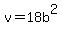 v=18b%5E2