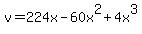 v=224x-60x%5E2%2B4x%5E3