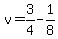 v=3%2F4-1%2F8