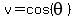 v=cos%28theta%29