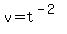 v=t%5E%28-2%29