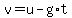 v=u-g%2At